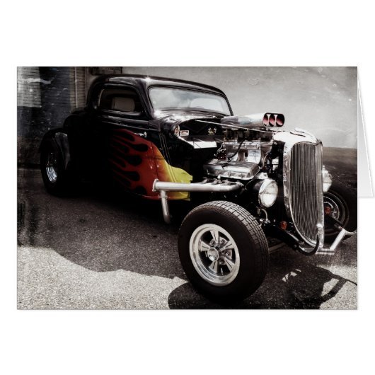 Flames  Hot Rod Cards (Front Horizontal)