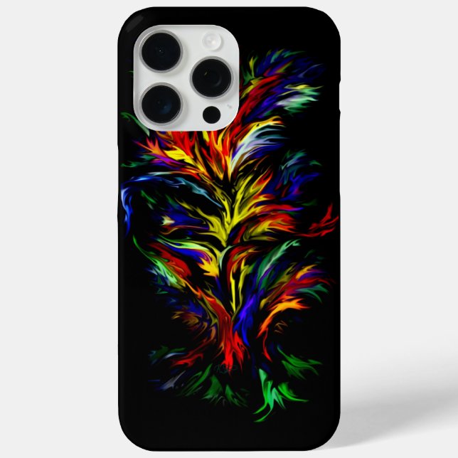 Flames in Rainbow Style Case-Mate iPhone Case (Back)