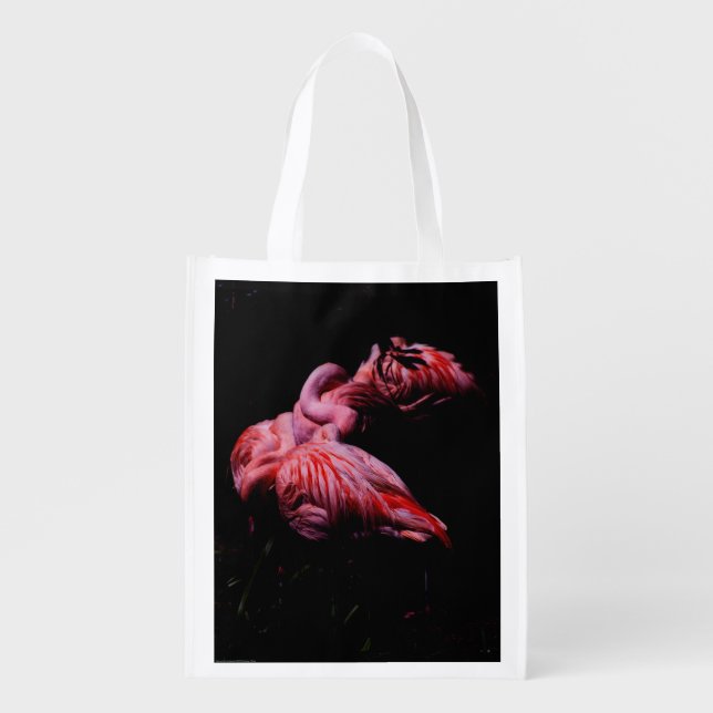 Flames in the Darkness Reusable Grocery Bag (Front)