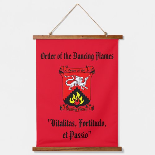 Flames Lodge Banner Hanging Tapestry