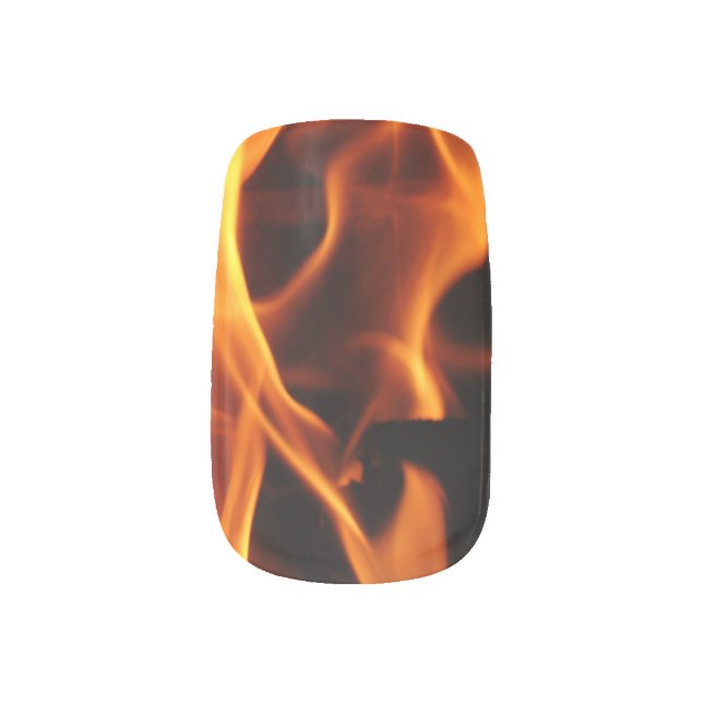 Flames Minx Nail Wraps (Left Thumb)