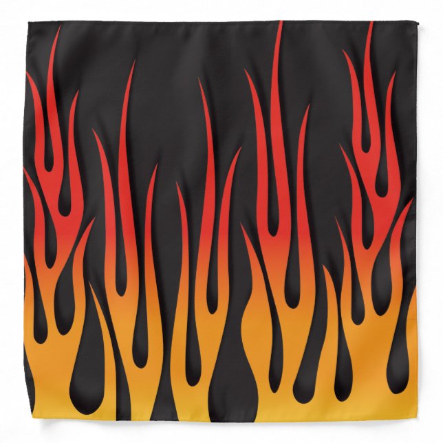 Flames of Fire Bandana (Front)