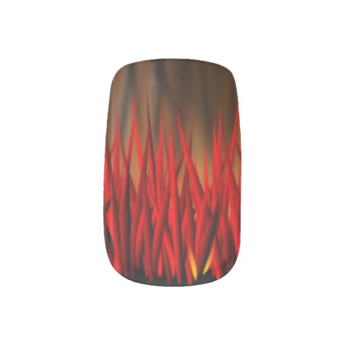FLAMES OF FIRE MINX NAIL WRAPS