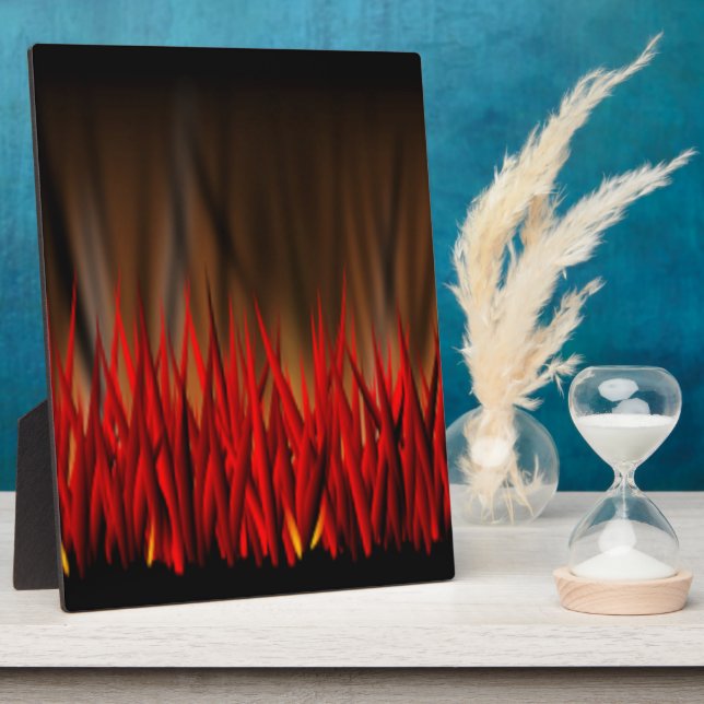 FLAMES OF FIRE PLAQUE (Side)