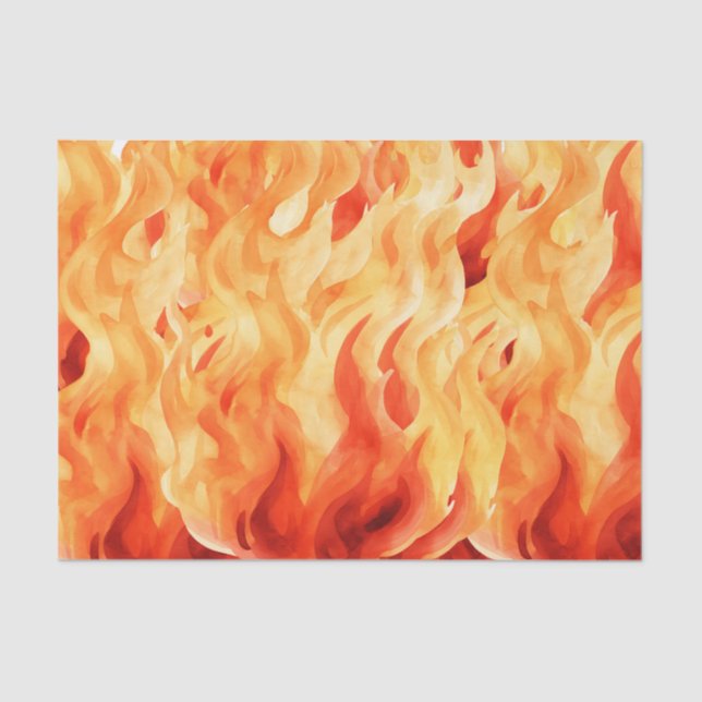 Flames of Fire Tissue Paper (Front)