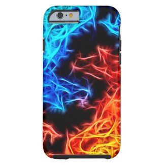 flames of good and evil Case-Mate iPhone case