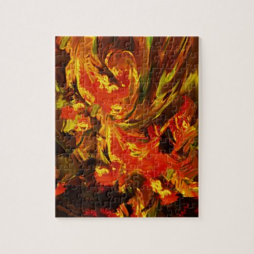 Flames of love jigsaw puzzle