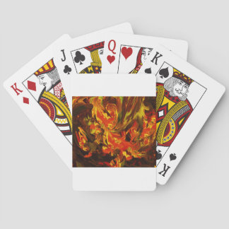 Flames of love poker cards