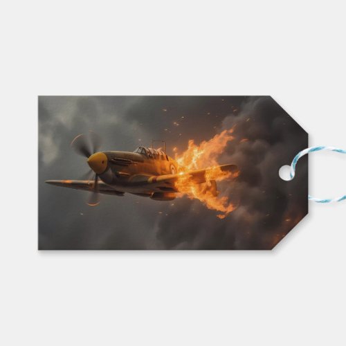 Flames of the Sky A Spitfires Ascent Gift Tags