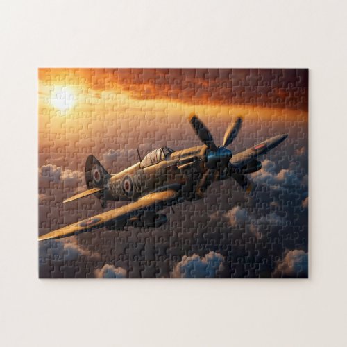 Flames of the Sky A Spitfires Ascent Jigsaw Puzzle