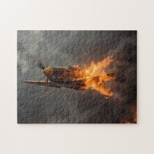 Flames of the Sky A Spitfires Ascent Jigsaw Puzzle