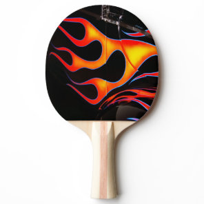 Flames Ping-Pong Paddle