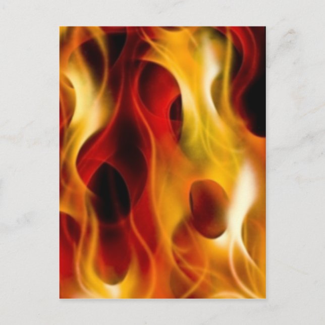 Flames Postcard (Front)