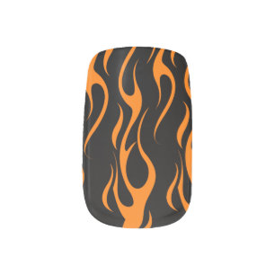 Flames...RSD/CRPS Minx Nail Art