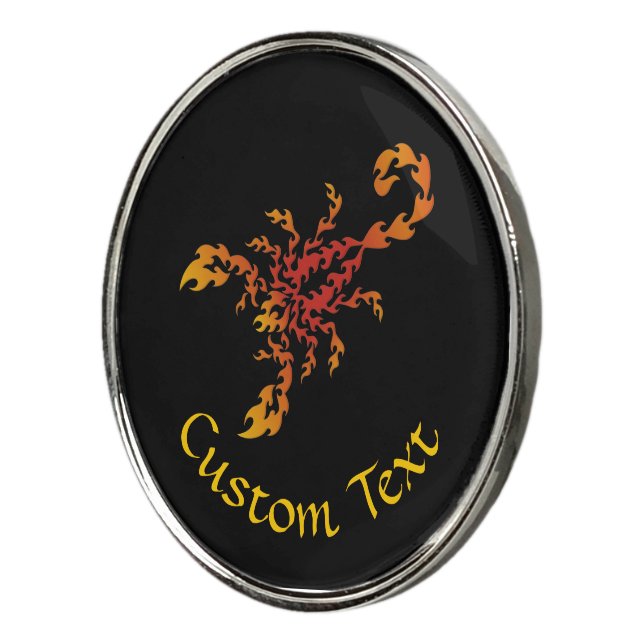 Flames Scorpion Golf Ball Marker (3/4)