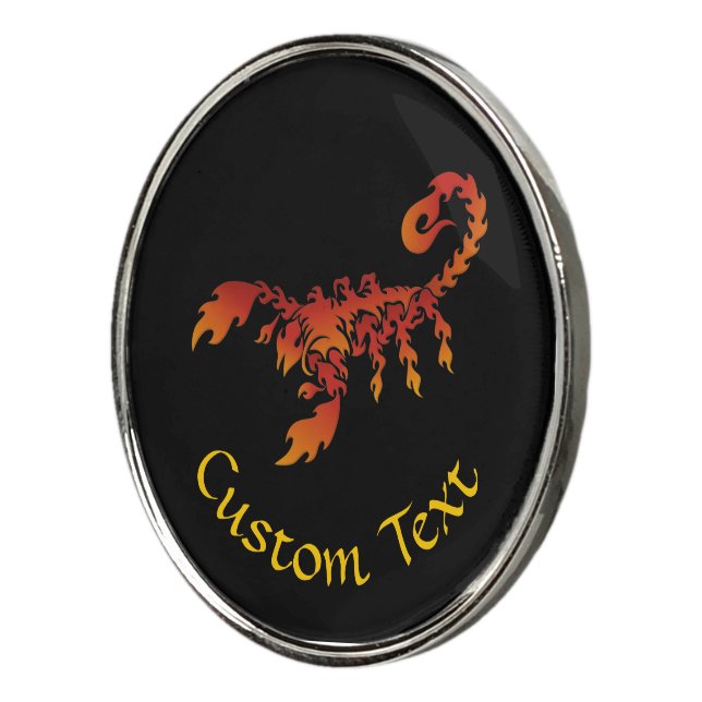 Flames Scorpion Golf Ball Marker (3/4)