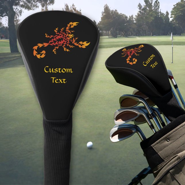 Flames Scorpion Golf Head Cover (Creator Uploaded)