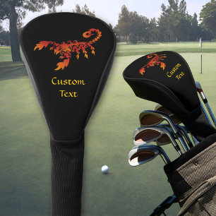 Flames Scorpion Golf Head Cover