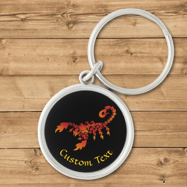 Flames Scorpion Keychain (Creator Uploaded)