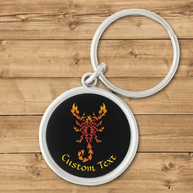 Flames Scorpion Keychain (Creator Uploaded)