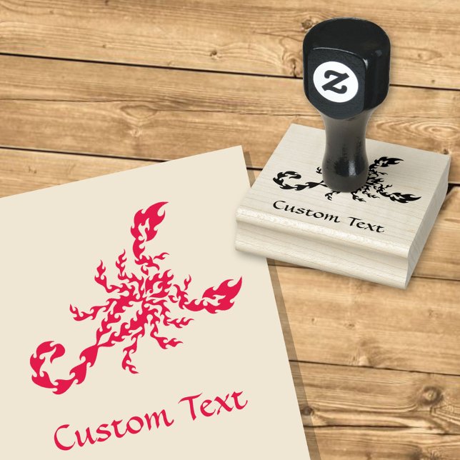 Flames Scorpion Rubber Stamp (Creator Uploaded)