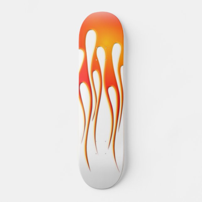 Flames Skateboard Deck (Front)