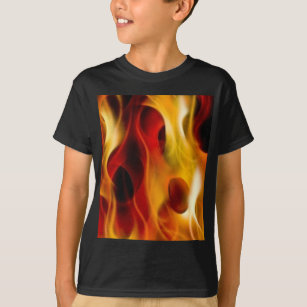 t shirt flames