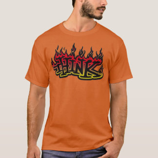 Flames think skateboard design T-Shirt