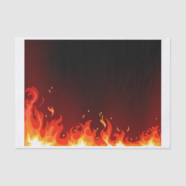 Flames Tissue Paper (Front)