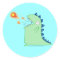 Flamey the Dragon Stickers