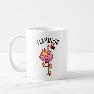 Flamin-go Funny Flamingo Pun Coffee Mug