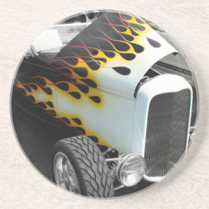 Flamin' Hot Rod Drink Coaster