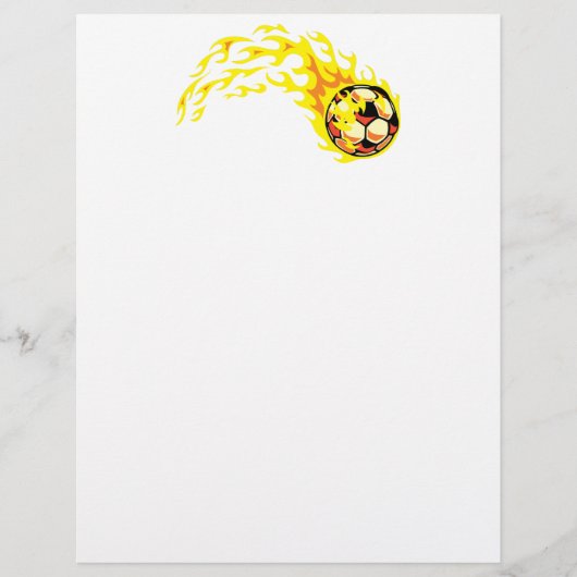 Flamin' Soccer Ball (Front)