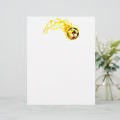 Flamin' Soccer Ball (Standing Front)