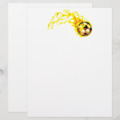 Flamin' Soccer Ball (Front/Back)