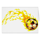Flamin' Soccer Ball (Front Horizontal)