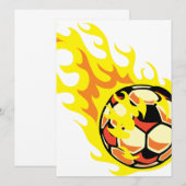 Flamin’ Soccer Ball (Front/Back)