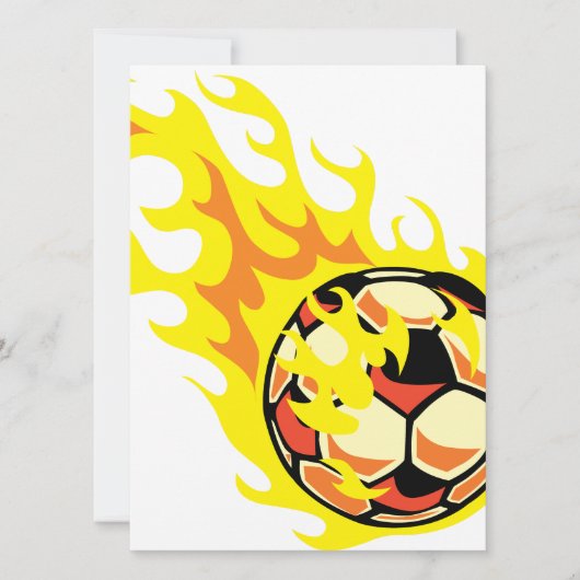 Flamin’ Soccer Ball (Front)