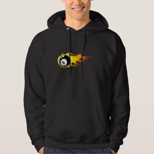 Flaming 8_Ball 2 Hoodie