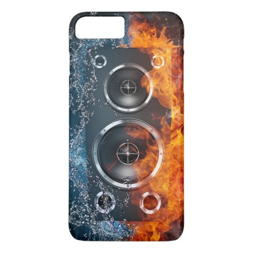 Flaming Acoustic Speakers iPhone 7 Case