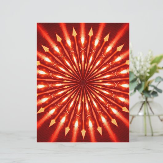 flaming arrows kaleidoscope (Standing Front)