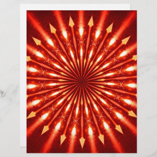 flaming arrows kaleidoscope (Front/Back)
