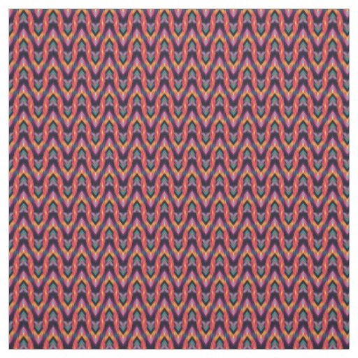 Flaming Bargello Fabric