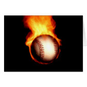 Flaming Baseball (Front Horizontal)
