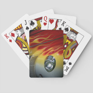 Flaming Beauty Poker Cards