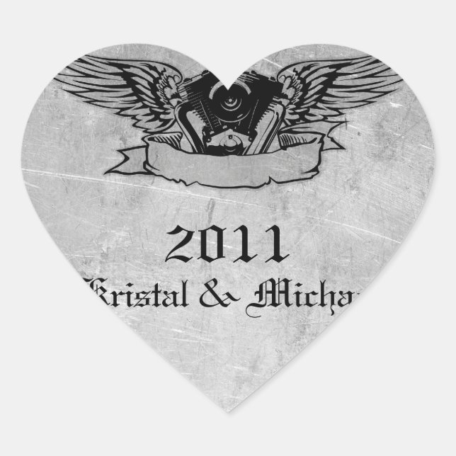 Flaming Biker Envelope Seals (Front)