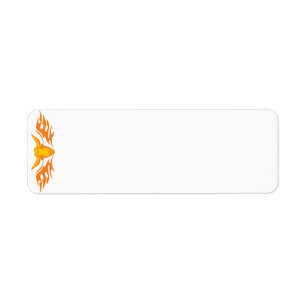 Flaming Bull #8 Label