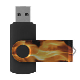 Flaming Burn Flash Drive