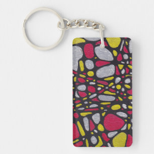 Flaming Cal Keychain