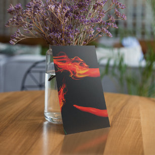 Flaming Chili Peppers Invitation